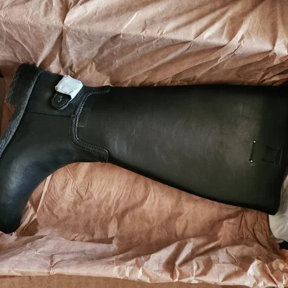 Franco Sarto "Merina" Black Equestrian style boots. NIB. Size 6 Wide Calf - Picture 6 of 13